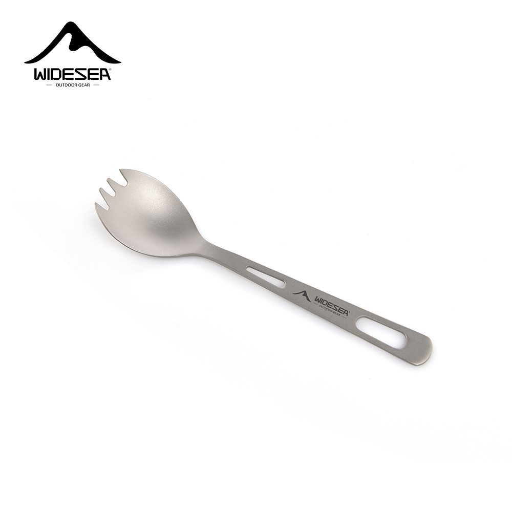 Camping Cooking Utensil Organizer - Widesea Camping Cooking Set Spork Titanium