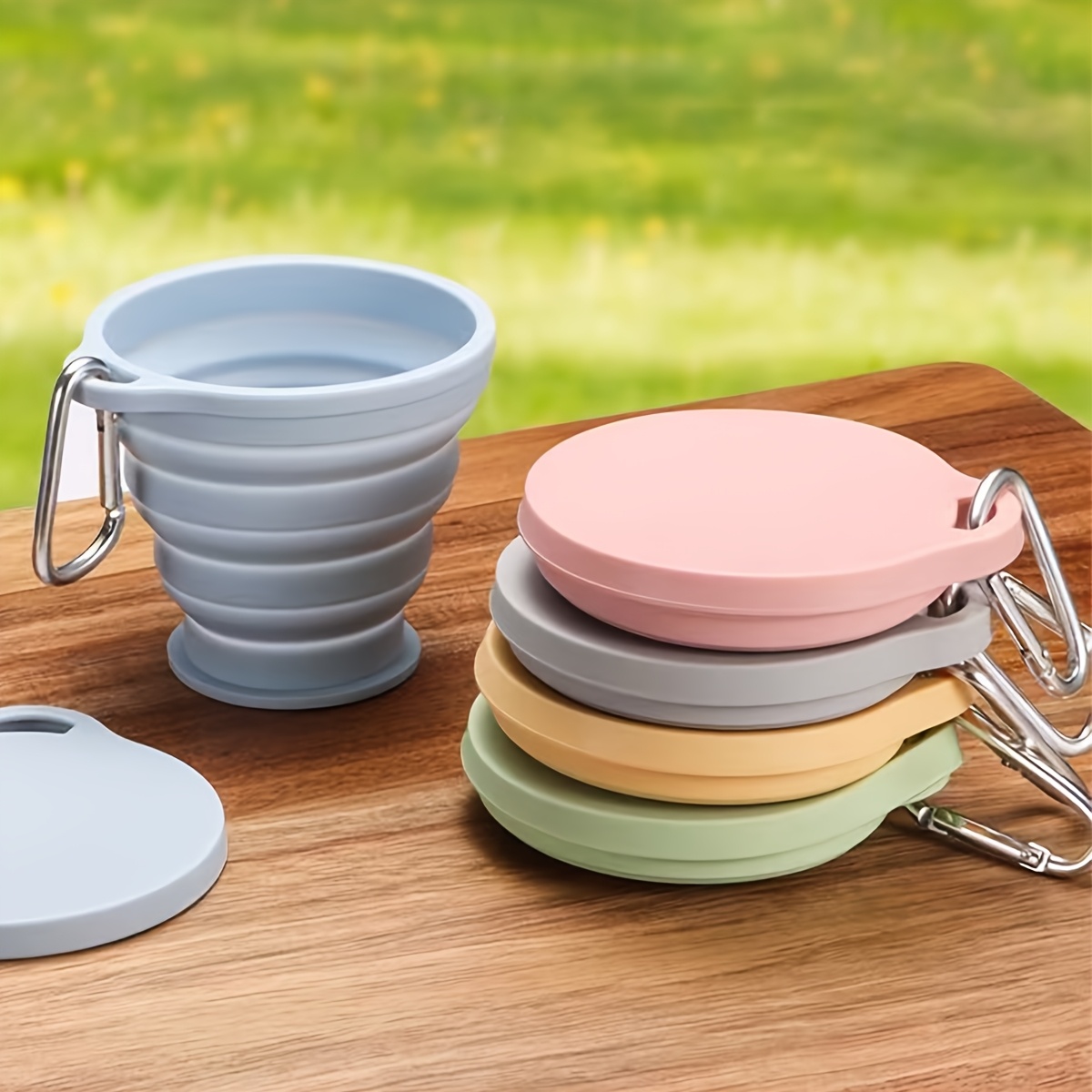 Camping Cooking Food - Food Grade Silicone Foldable Drinking Cup,Lightweight