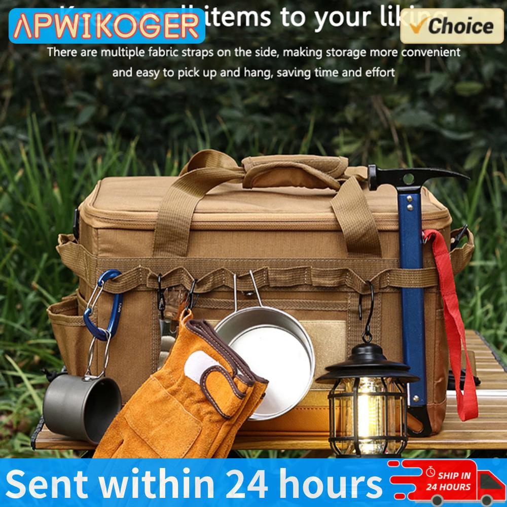 Camping Cooking Utensil Organizer - 30L Camping Cookware Organizer Large Capacity