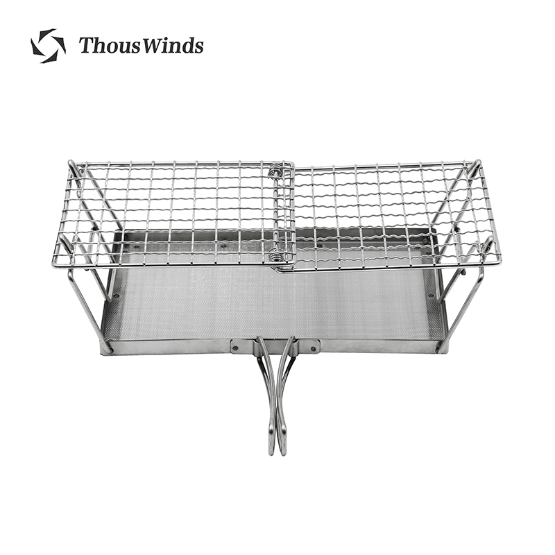 Camping Cooking Meat - Thous Winds-Outdoor Stove Grill Stand, Portable