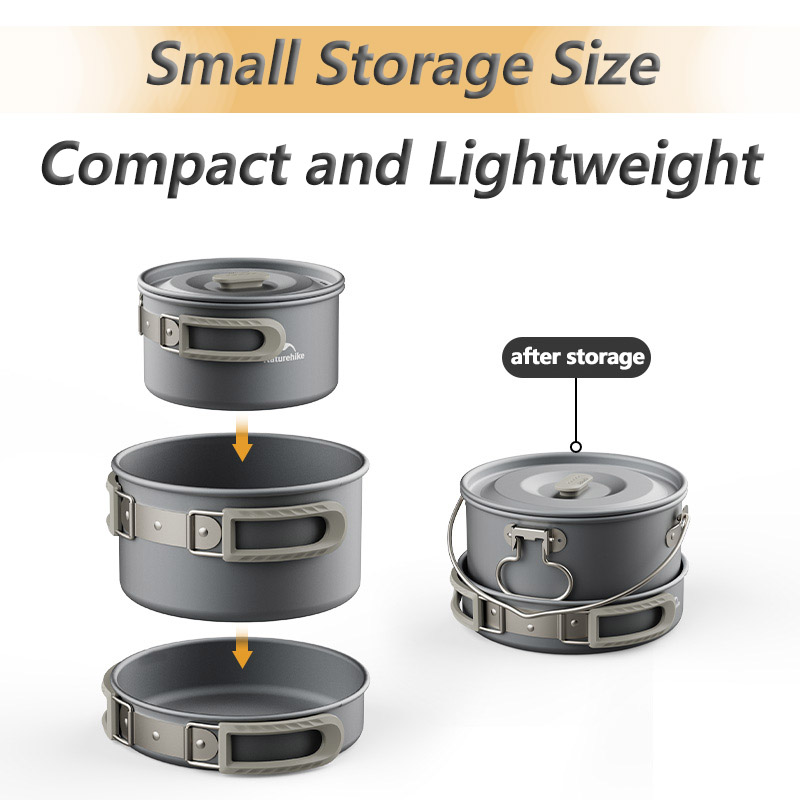 Naturehike Camping Cookware Ki - Camping Cooking Set Jetboil recension och pris