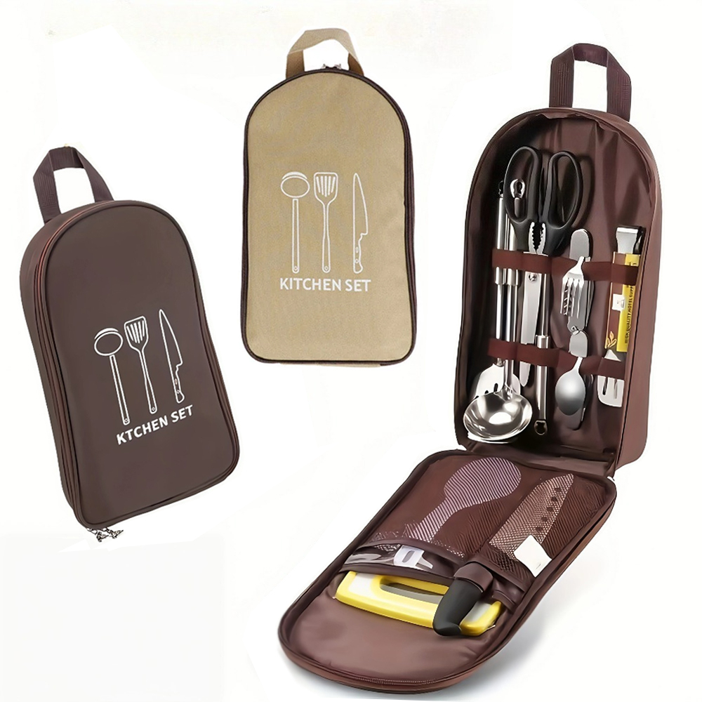 Portable Outdoor Cook Bag Camp - Camping Cooking Utensil Organizer recension och pris