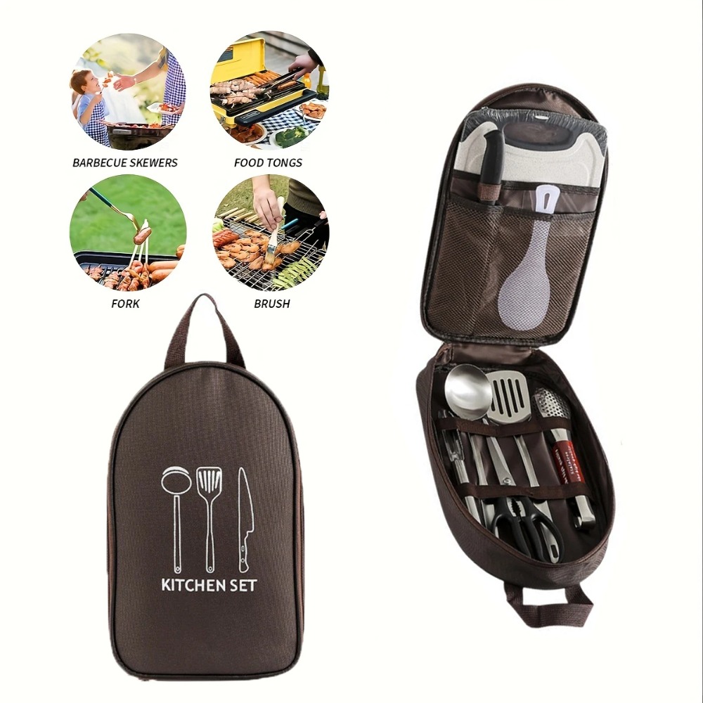 Portable Outdoor Cook Bag Camp - Camping Cooking Utensil Organizer recension och pris