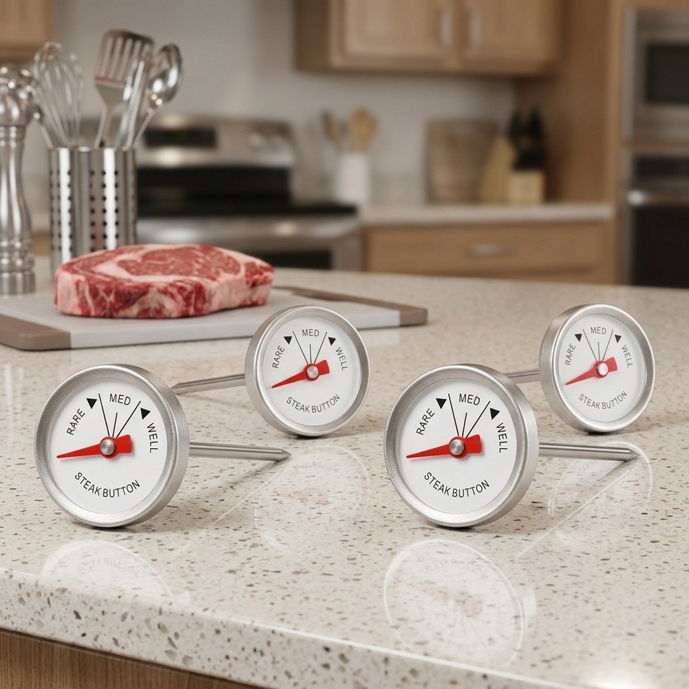 4pcs Portable Meat Thermometer - Meat Thermometer Camp recension och pris