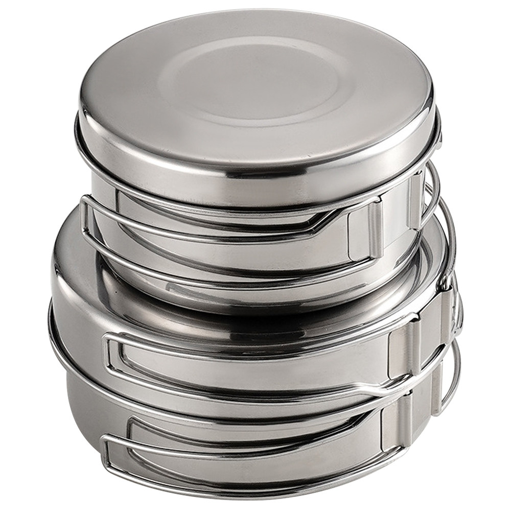 1Set Outdoor Stainless Steel C - Camping Cooking Pot recension och pris