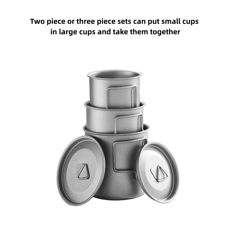 Titanium Camping Mug with Fold - Camping Cooking Meat recension och pris
