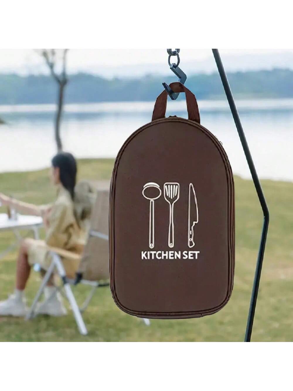 Outdoor Camping Cookware Stora - Camping Cooking Utensil Organizer recension och pris