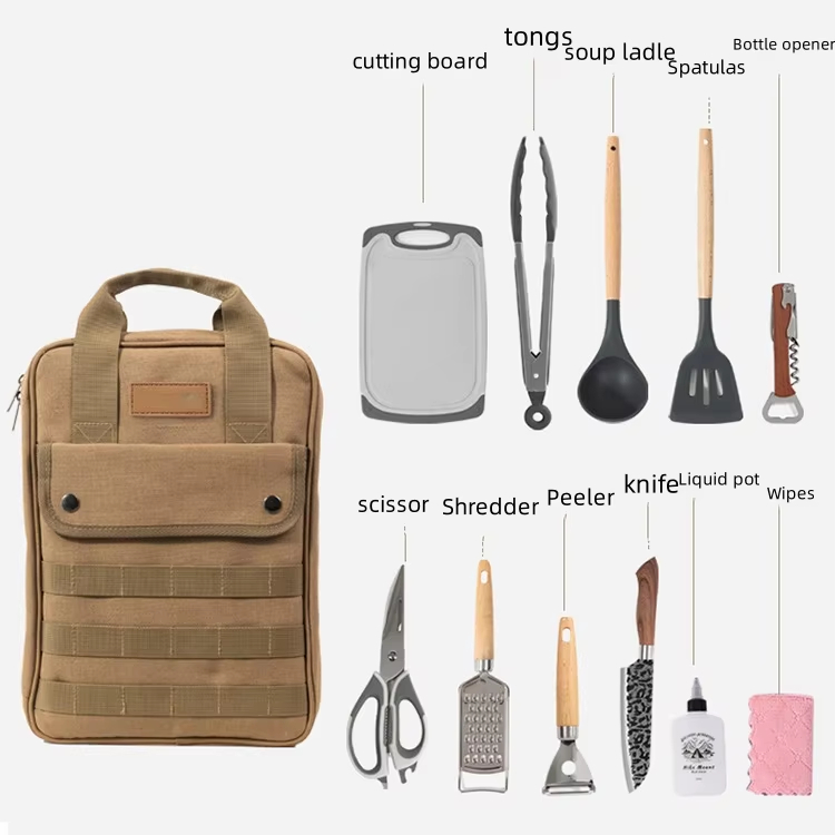 Camping Cooking Utensils Acces - Camping Cooking Utensil Organizer recension och pris
