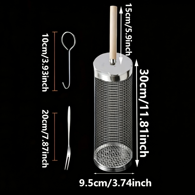 Food Grade Stainless Steel Rou - Camping Cooking Food recension och pris