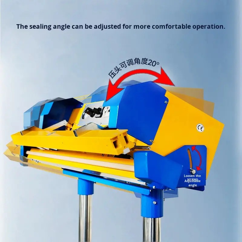 Pneumatic Vertical Foot Sealer - Aluminum Foil Heavy Duty recension och pris