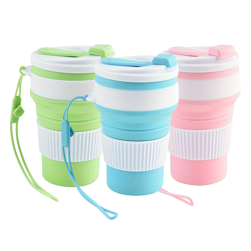 Collapsible Silicone Travel Cu - Camping Cooking Pot recension och pris
