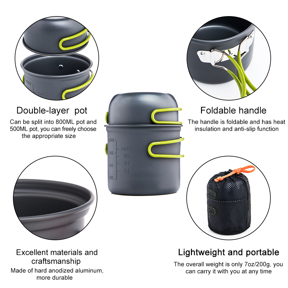 Widesea Camping Cooking Utensi - Camping Cooking Set Jetboil recension och pris