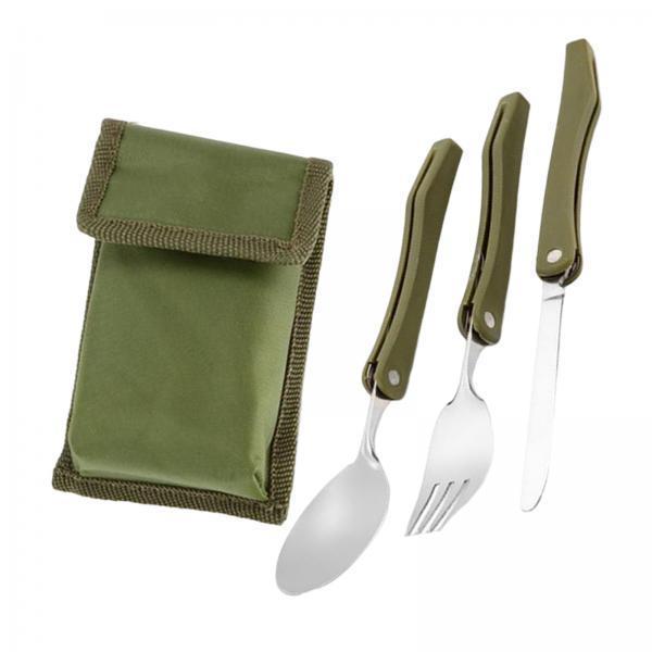 Folding Stainless Steel Spork  - Camp Spork Set recension och pris