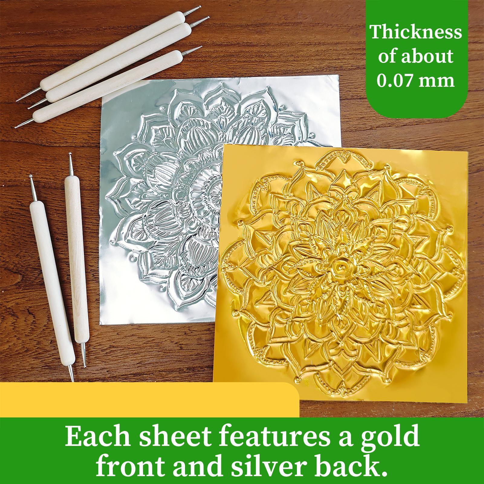 20-Pieces Golden Aluminum Foil - Aluminum Foil Heavy Duty recension och pris