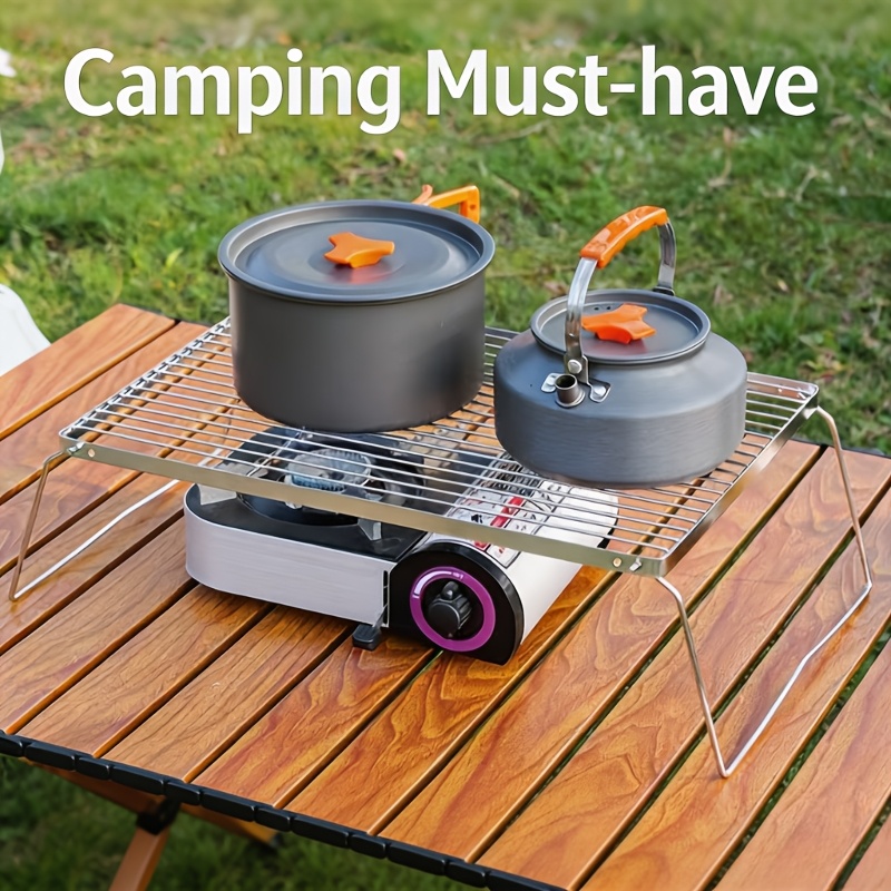 Portable Foldable Stainless Ca - Camping Cooking Pot recension och pris