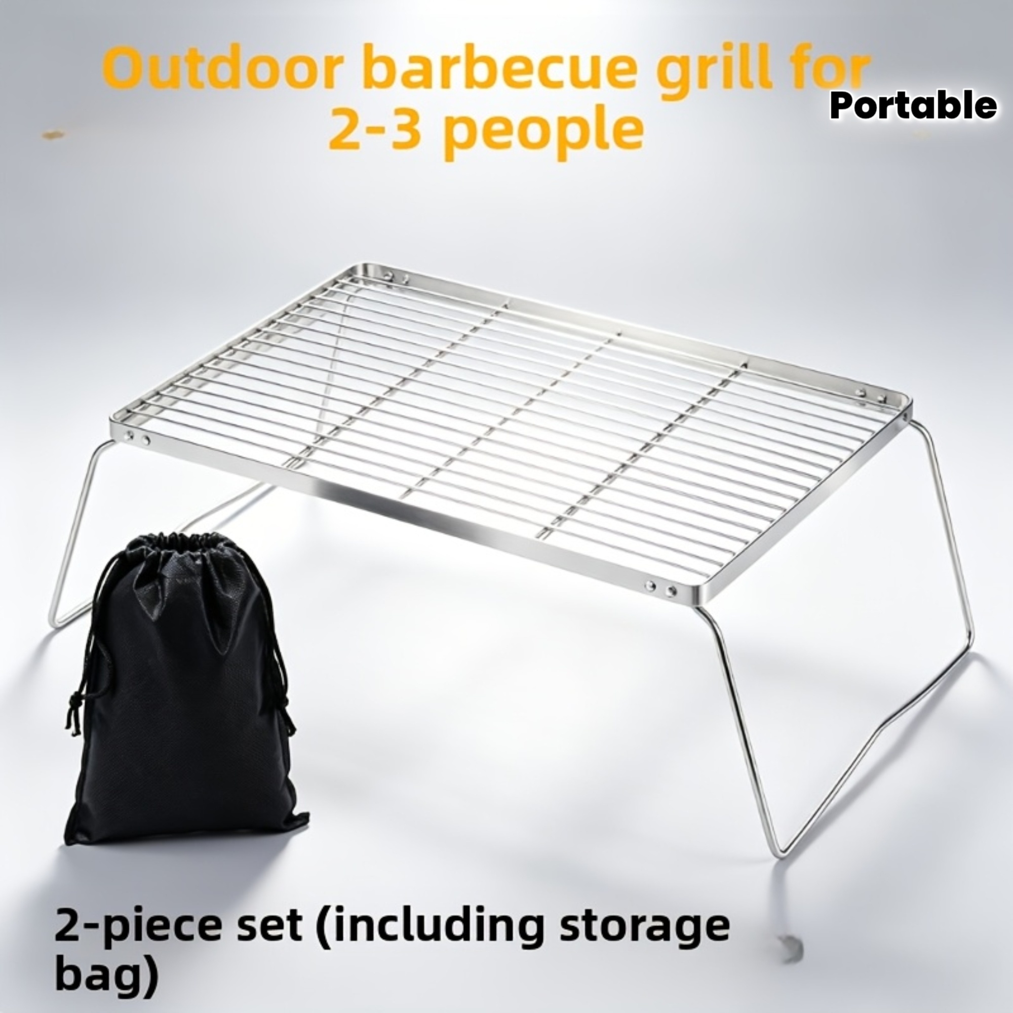 Portable Foldable Stainless Ca - Camping Cooking Pot recension och pris