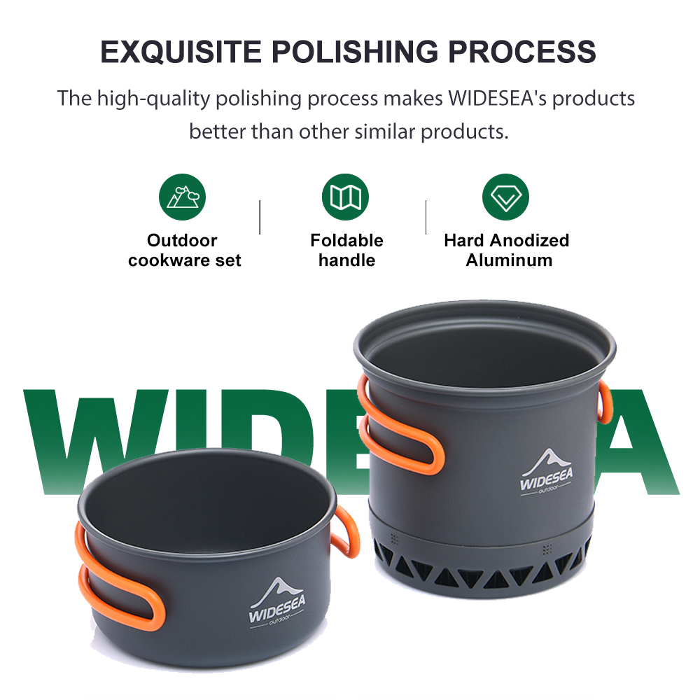 Outdoor Camping Pot 1.3L 2.3L  - Camping Cooking Set Jetboil recension och pris