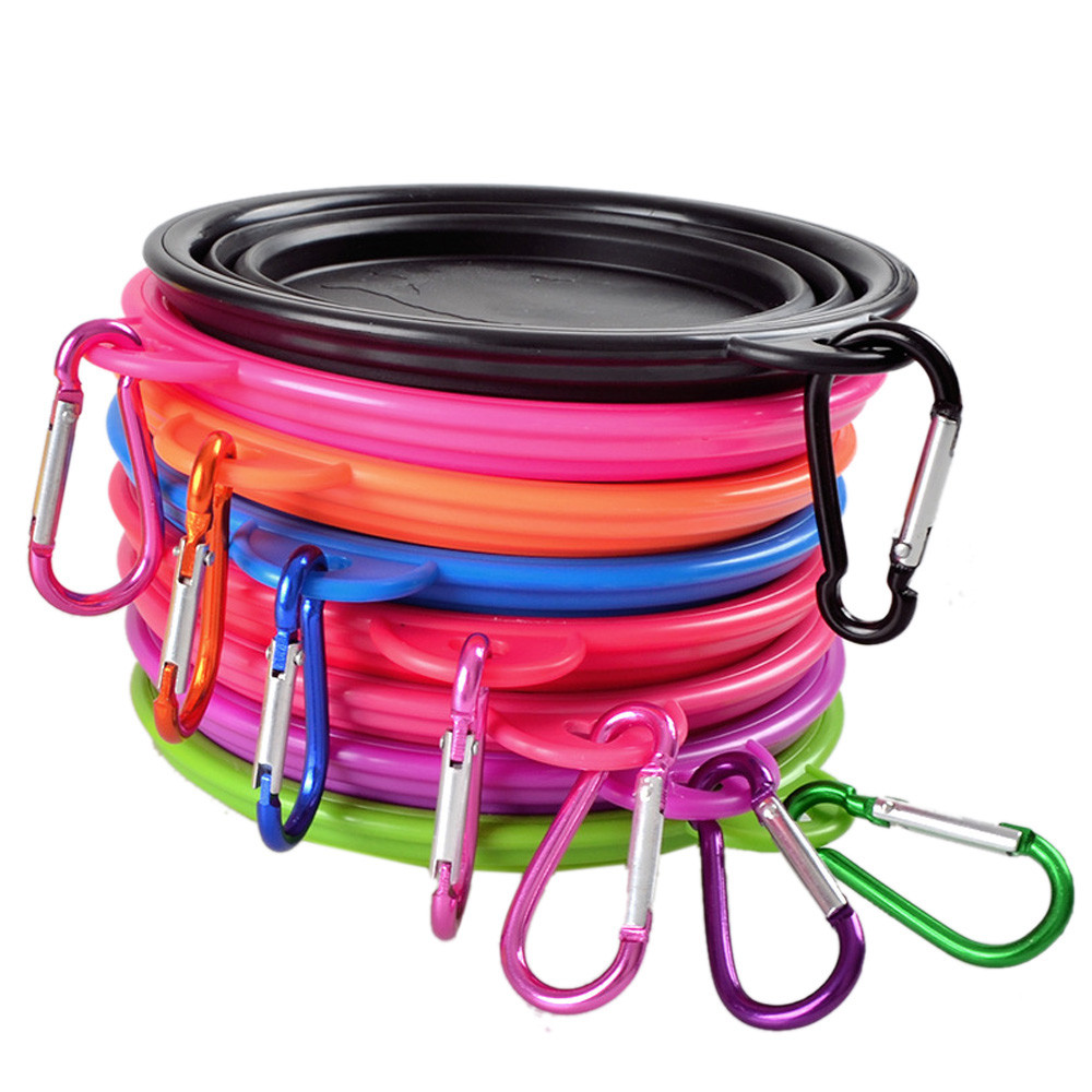 Collapsible Pet Silicone Dog F - Camping Cooking Food recension och pris