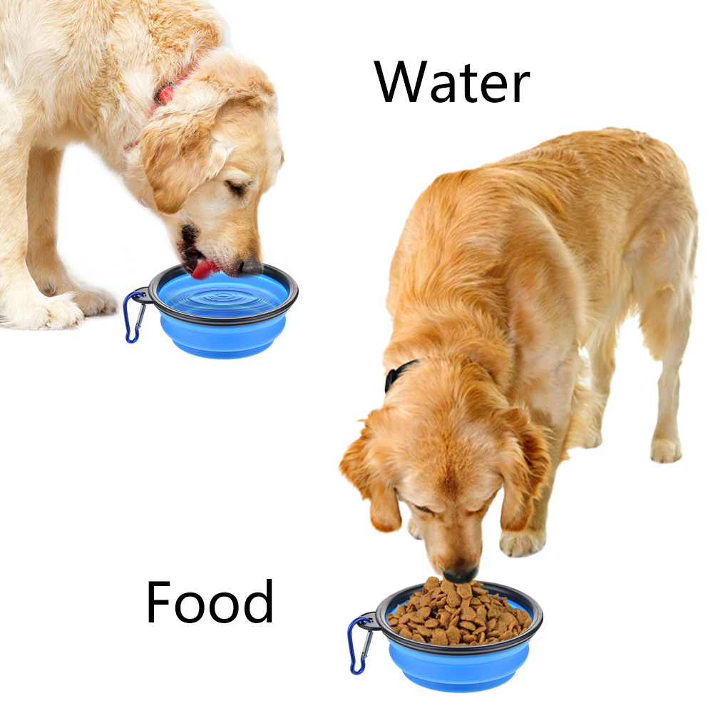 Collapsible Pet Silicone Dog F - Camping Cooking Food recension och pris