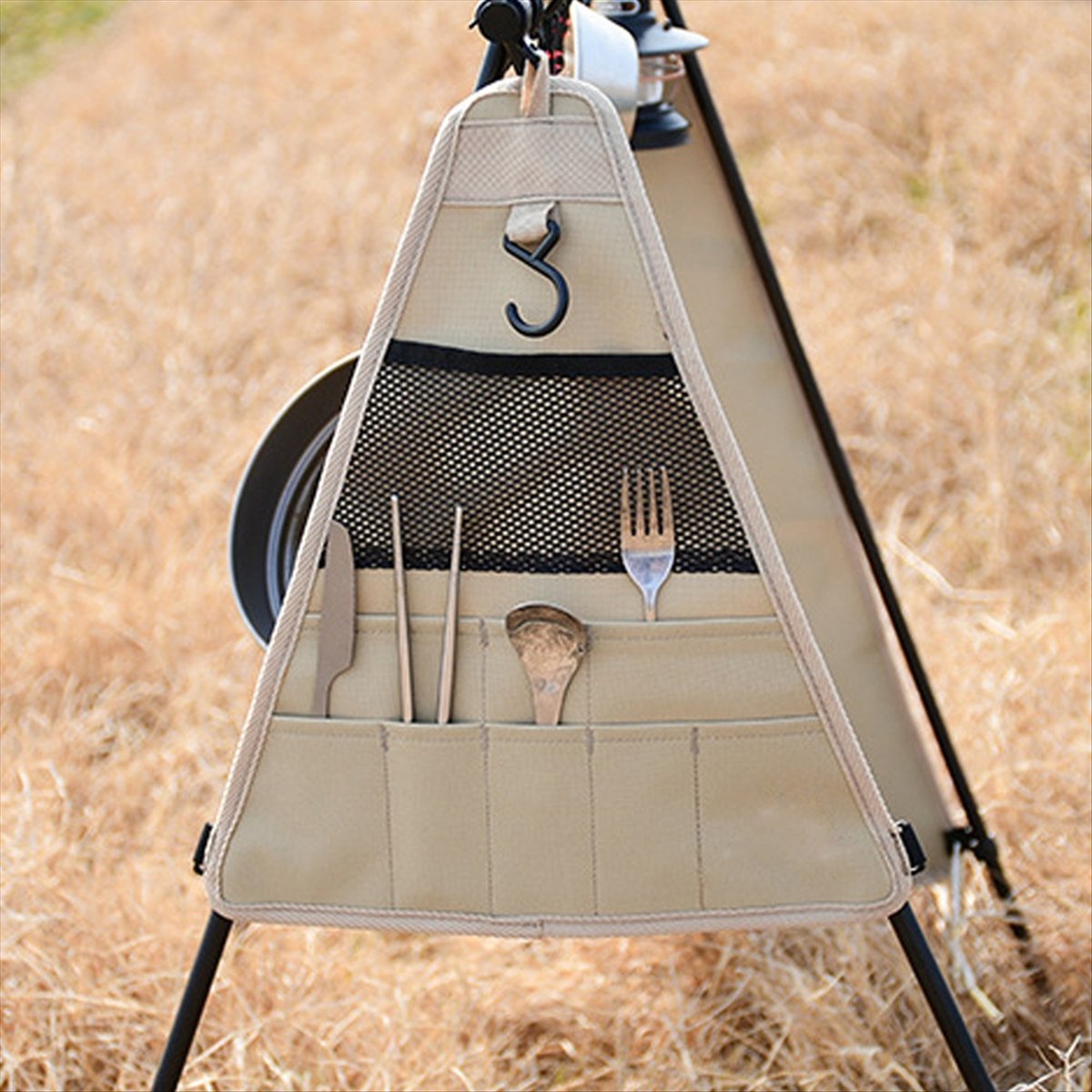 Fits for Portable Camping Kitc - Camping Cooking Utensil Organizer recension och pris