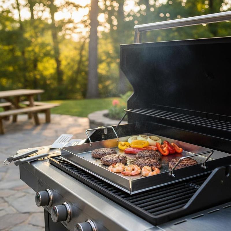 Universal Flat Top Griddle 18x - Camping Cooking Plate recension och pris