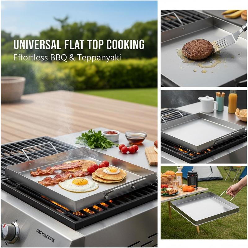 Universal Flat Top Griddle 18x - Camping Cooking Plate recension och pris