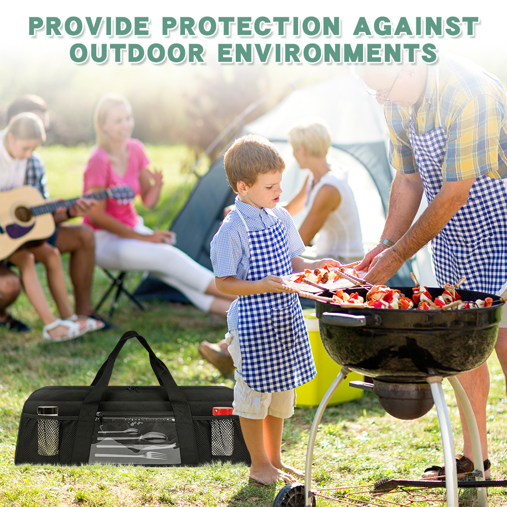 Durable Barbecue Utensils Stor - Camping Cooking Utensil Organizer recension och pris