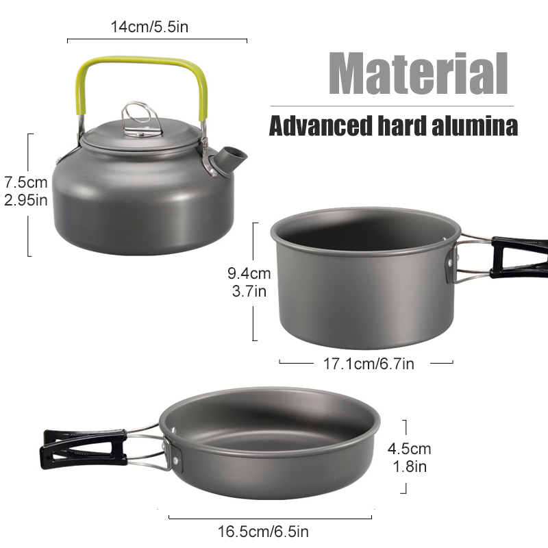 WESTTUNE Camping Cookware Kit  - Camping Cooking Pot recension och pris