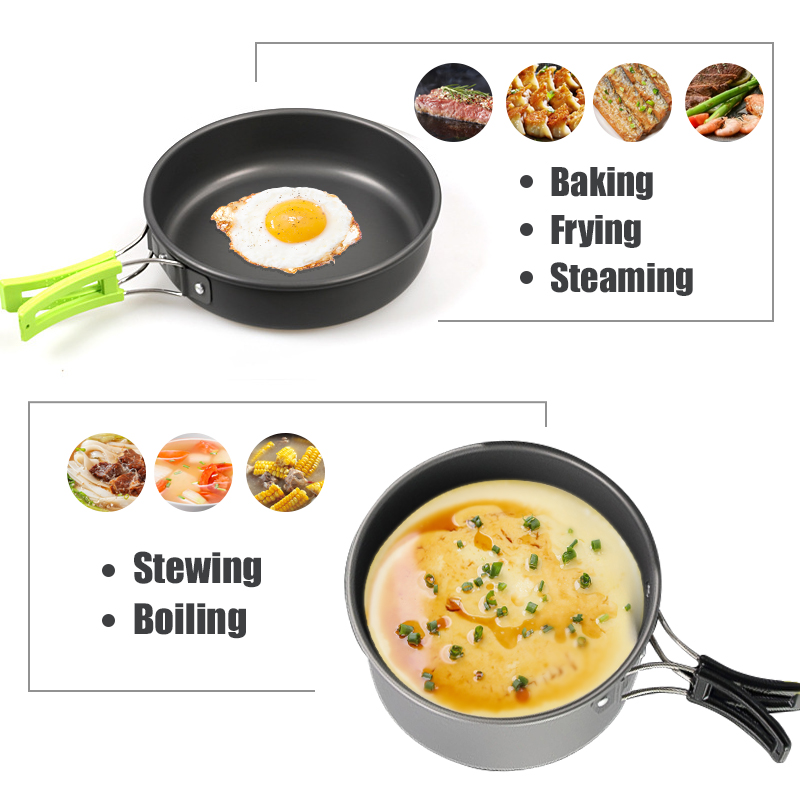 WESTTUNE Camping Cookware Kit  - Camping Cooking Pot recension och pris