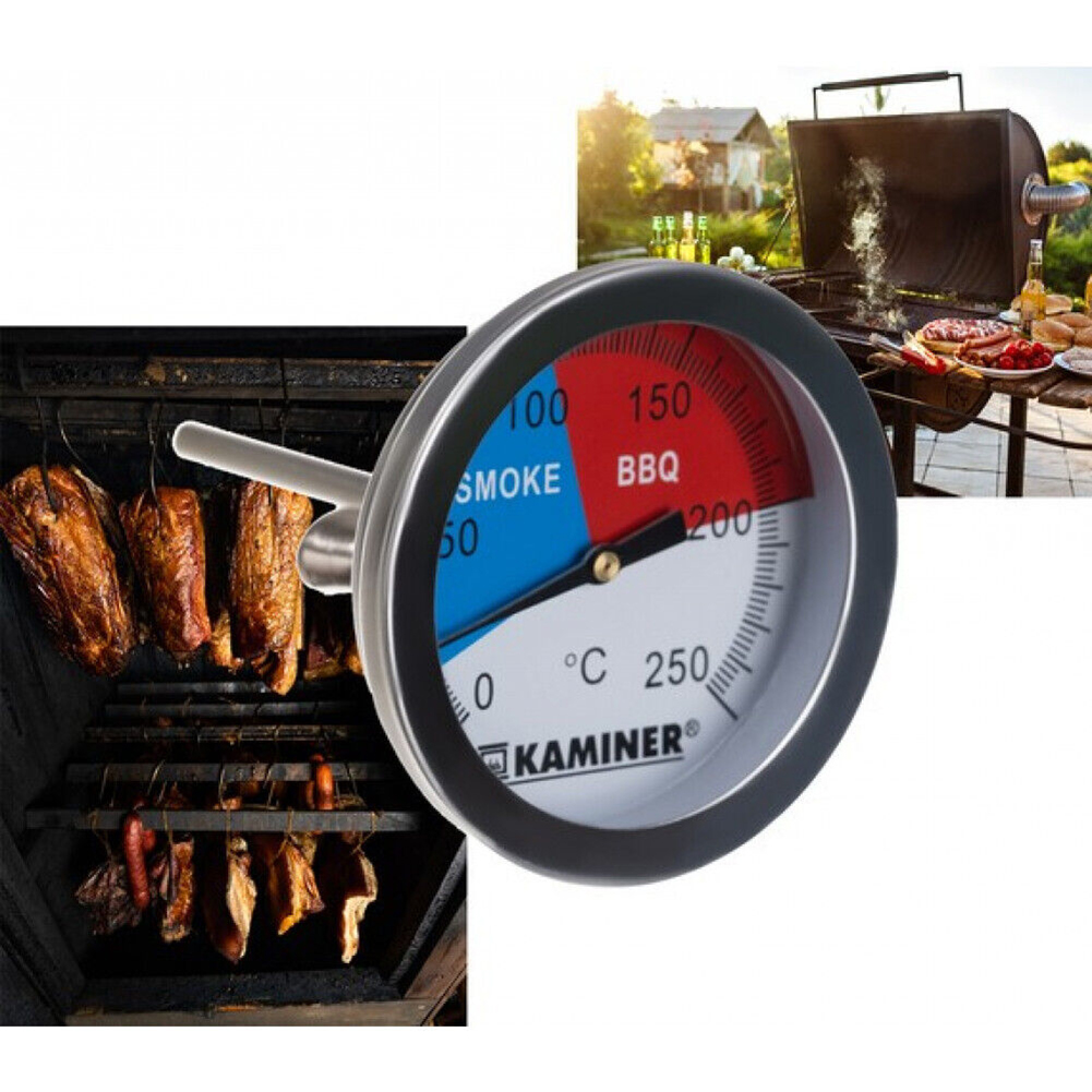 Stainless Steel BBQ Grill Ther - Meat Thermometer Camp recension och pris