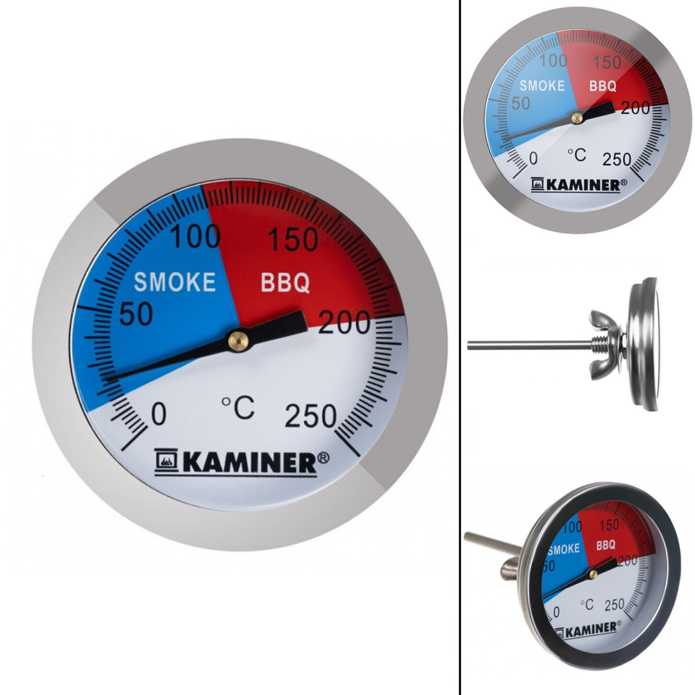 Stainless Steel BBQ Grill Ther - Meat Thermometer Camp recension och pris