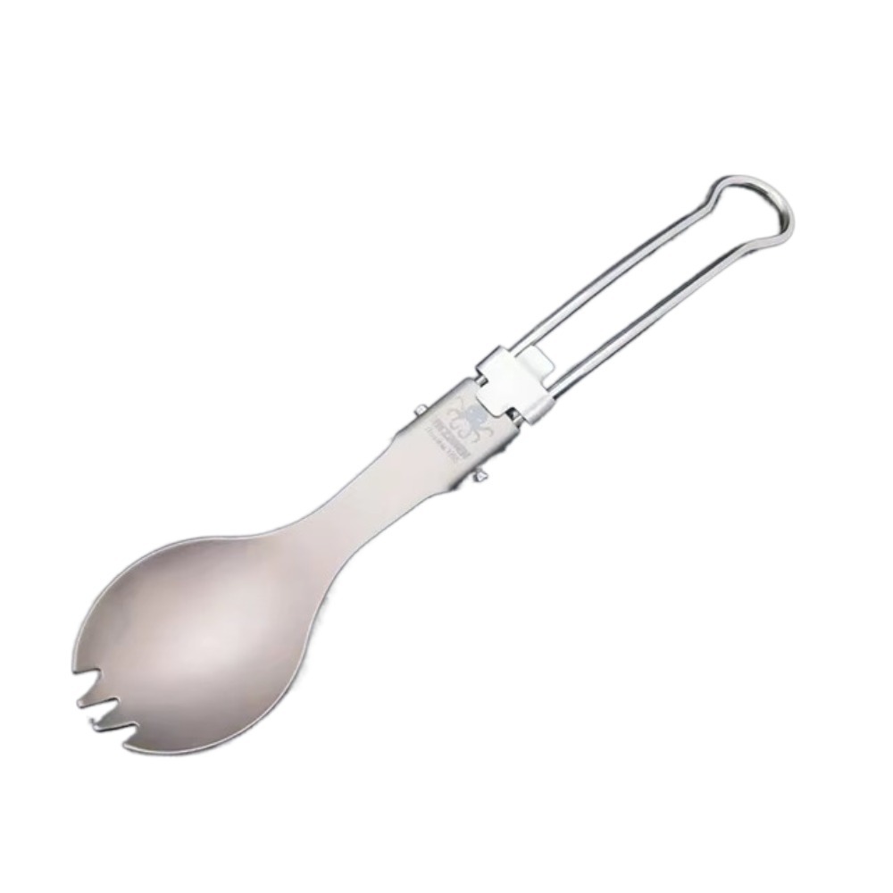 Half Polished Titanium Folding - Camp Spork Set recension och pris