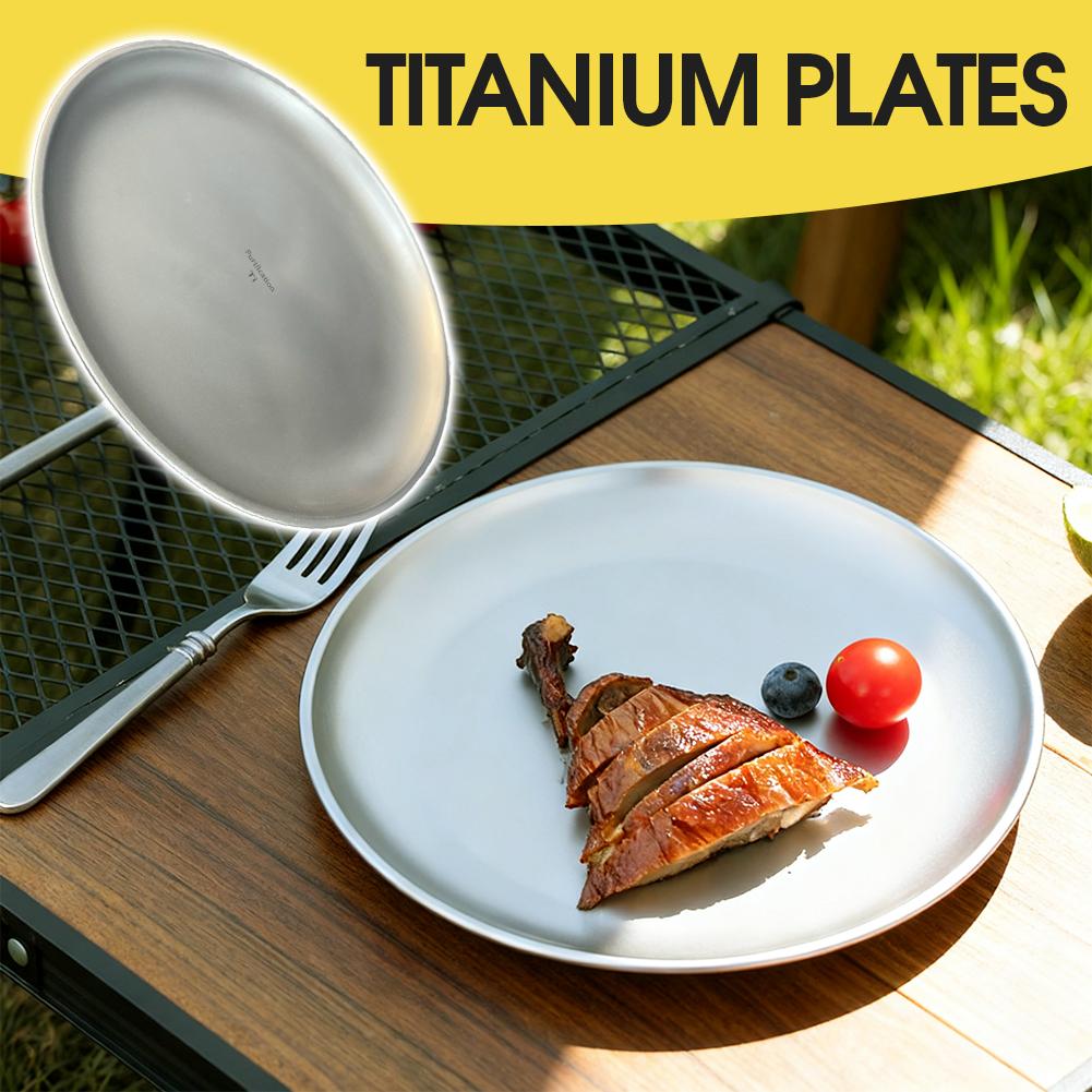 Pure Titanium Camping Plate Ul - Camping Cooking Plate recension och pris