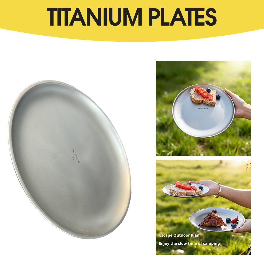 Pure Titanium Camping Plate Ul - Camping Cooking Plate recension och pris