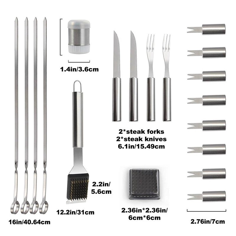 BBQ Tools Set Barbecue Grillin - Camping Cooking Set Jetboil recension och pris