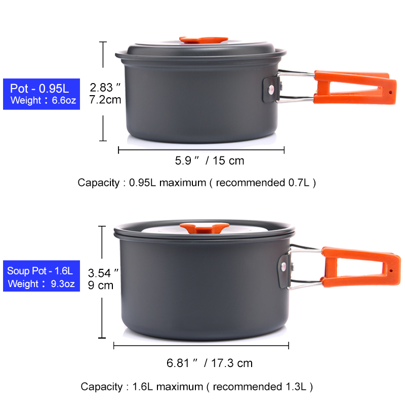 Widesea Camping Outdoor Cookwa - Camping Cooking Utensil Organizer recension och pris