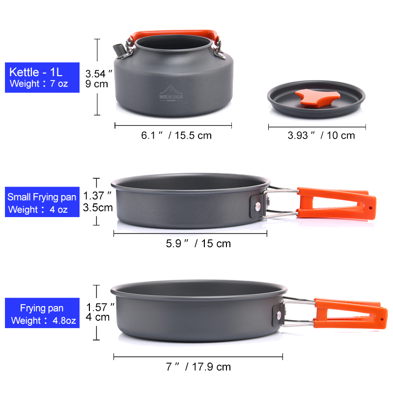 Widesea Camping Outdoor Cookwa - Camping Cooking Utensil Organizer recension och pris