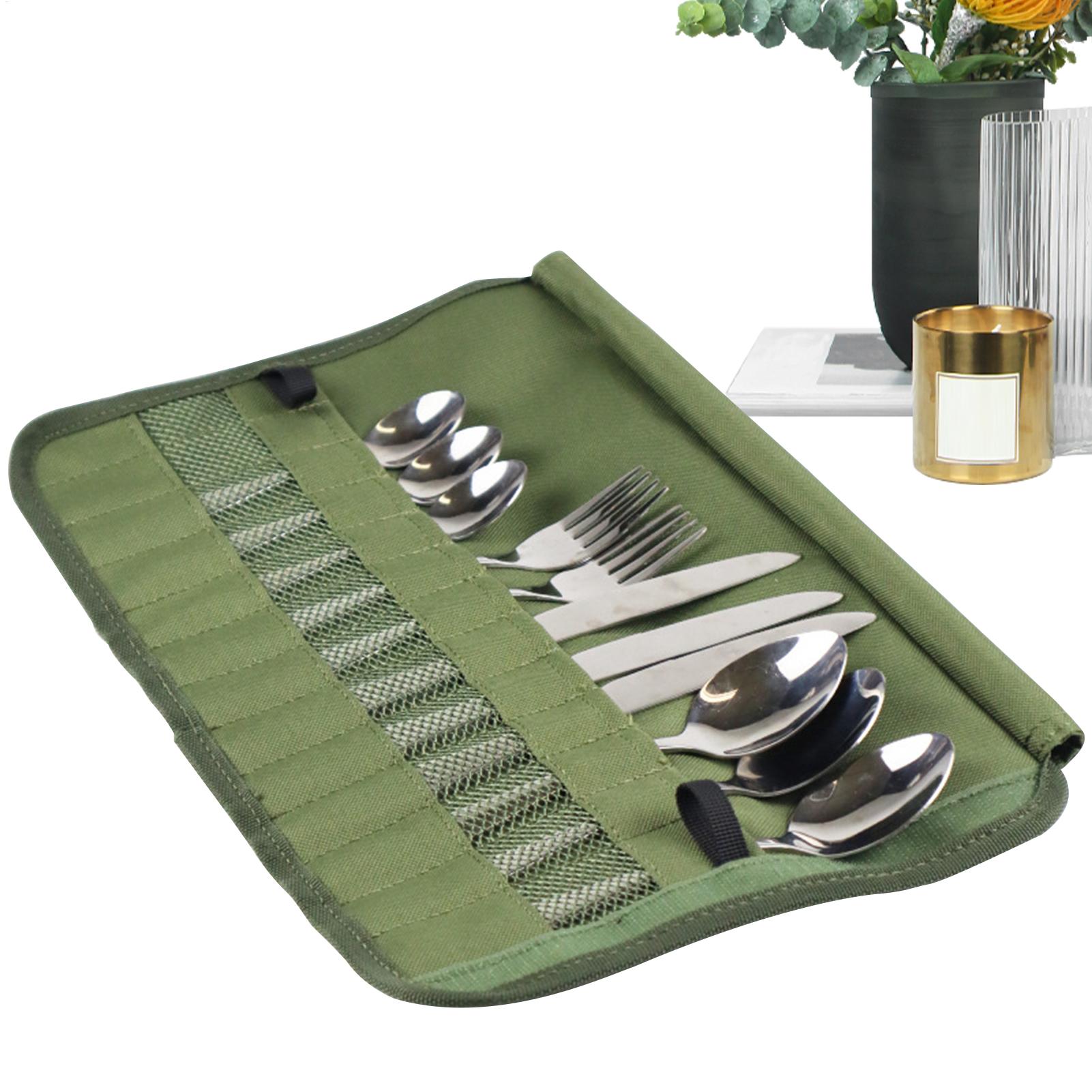 Camping Tableware Roll Bag Cam - Camping Cooking Utensil Organizer recension och pris