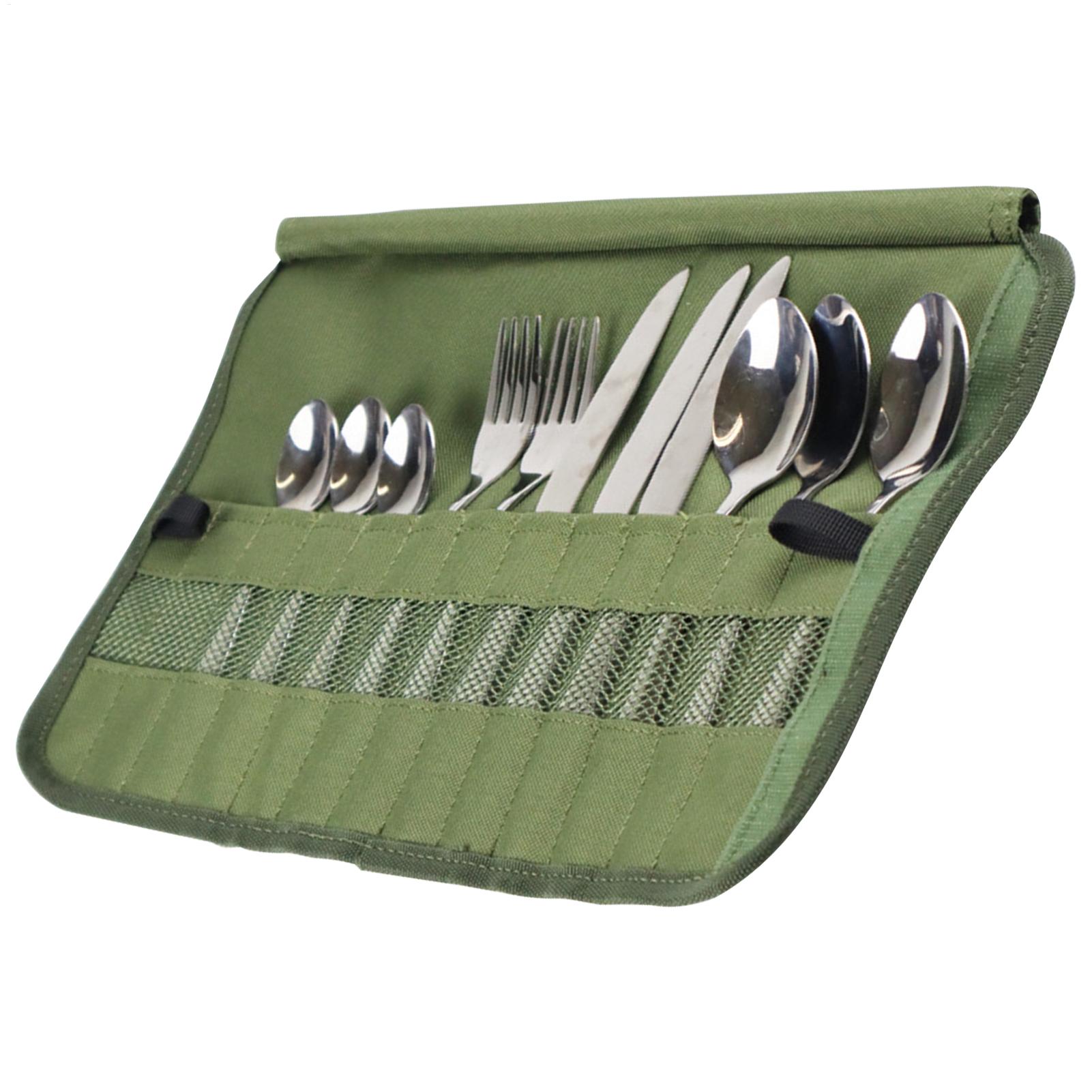 Camping Tableware Roll Bag Cam - Camping Cooking Utensil Organizer recension och pris