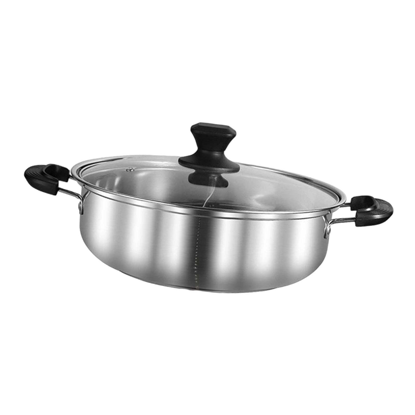 Hot Pot with Divider Cooking P - Camping Cooking Pot recension och pris