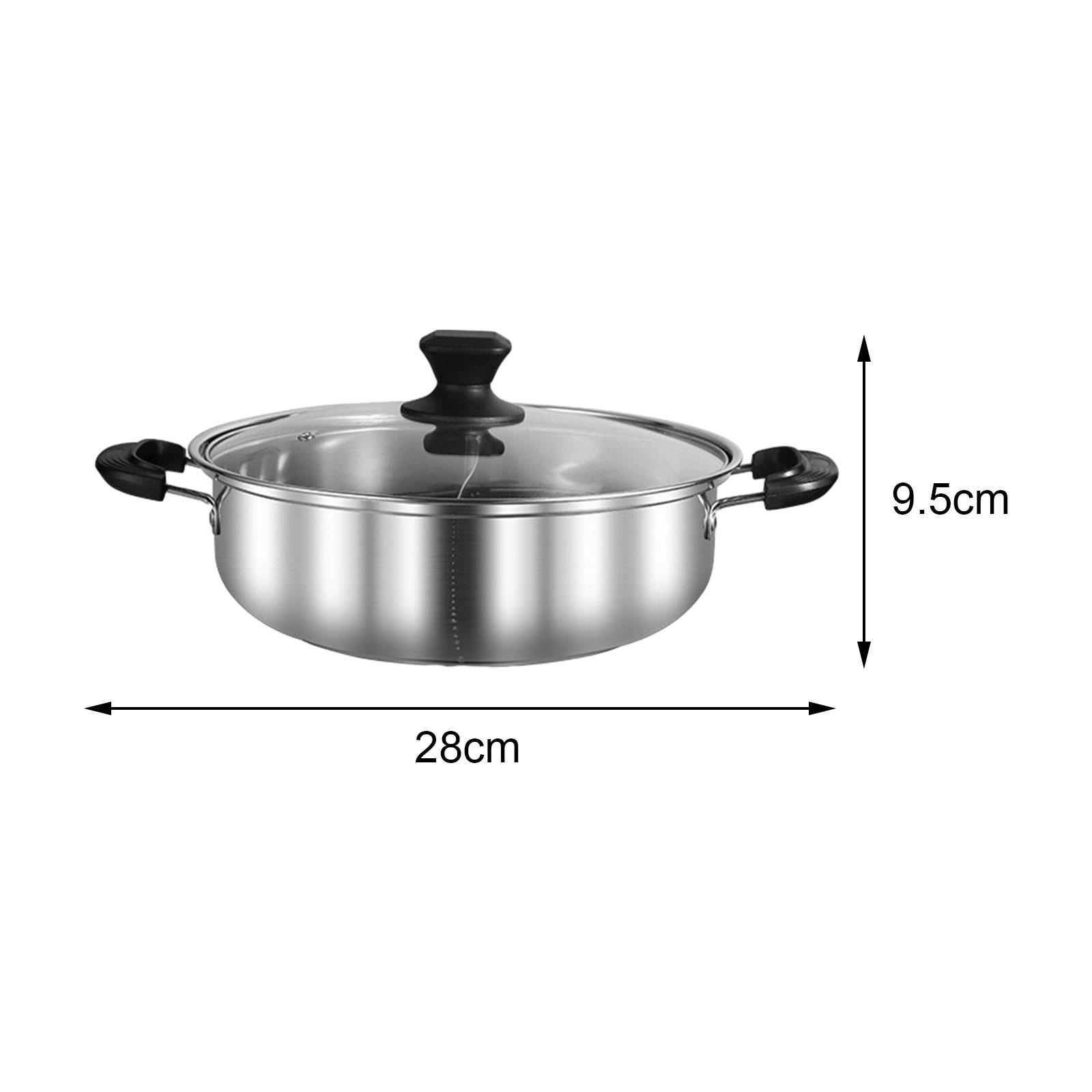 Hot Pot with Divider Cooking P - Camping Cooking Pot recension och pris