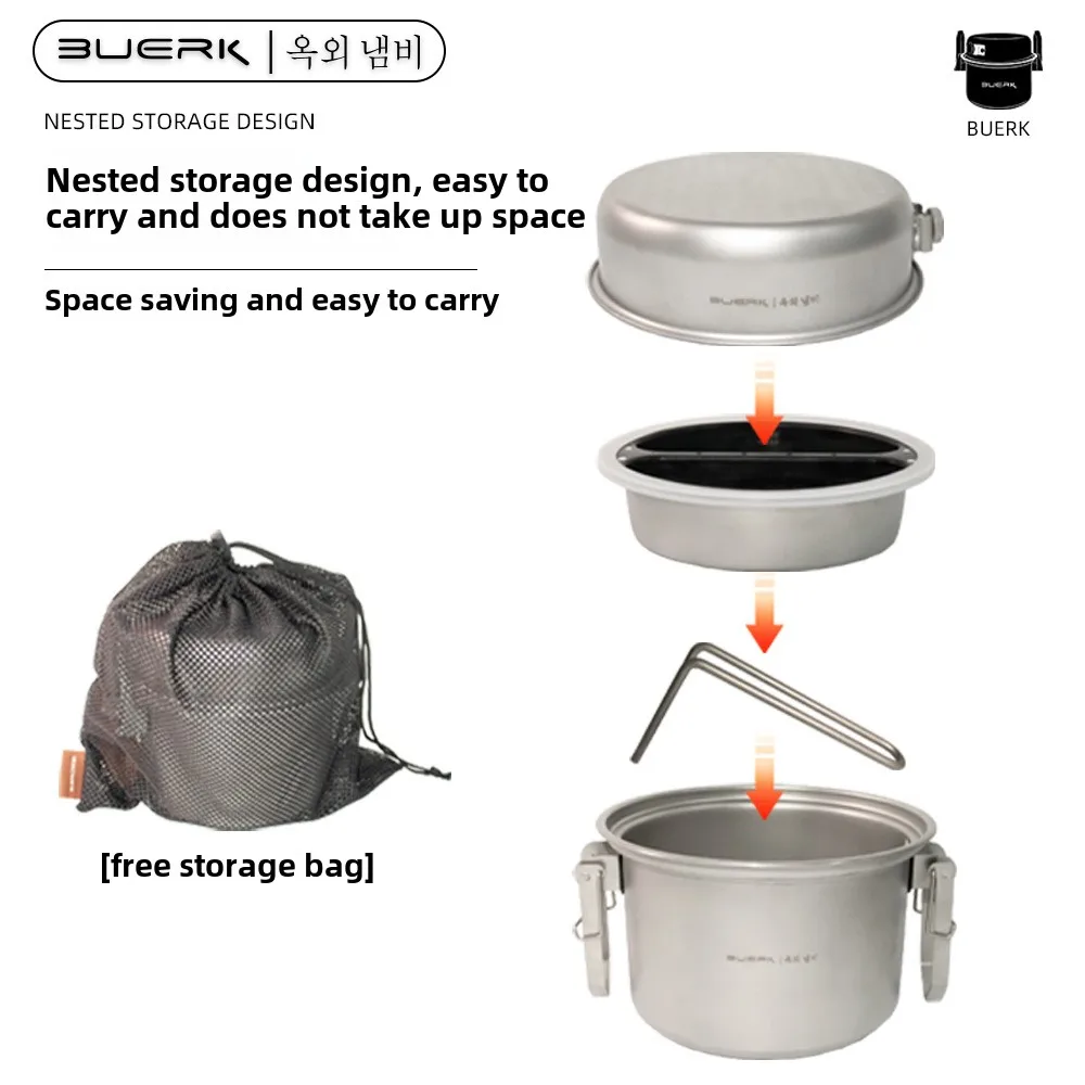 Outdoor Camping Multi Function - Camping Cooking Pot recension och pris