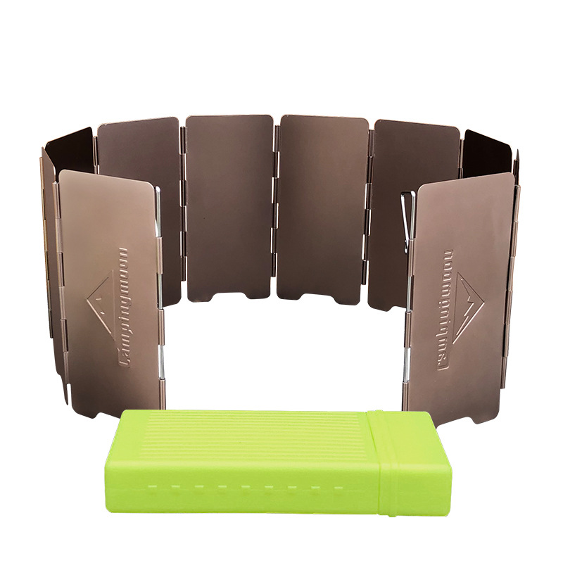 10 Plates Bronze-coloured Fold - Camping Cooking Plate recension och pris