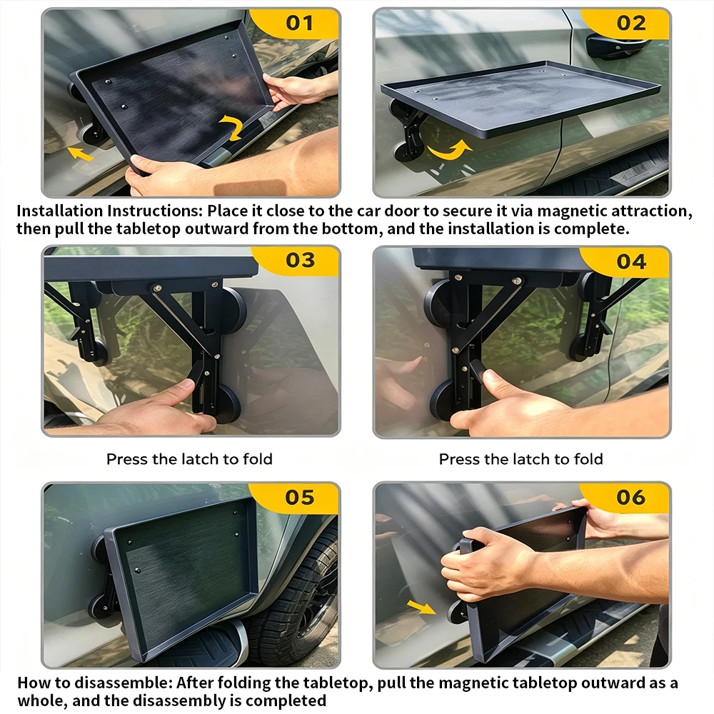 Portable Car Side Door Hanging - Camping Cooking Plate recension och pris