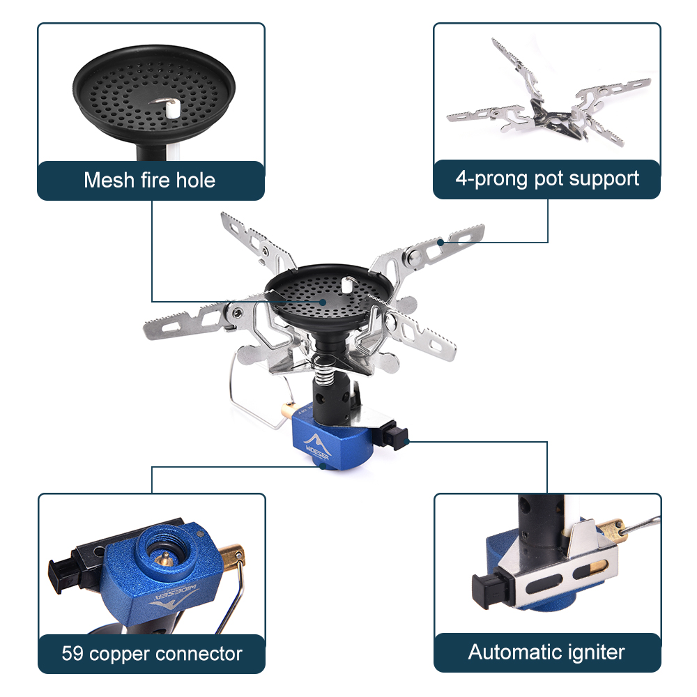 Outdoor Camping Gas Burner Out - Camping Cooking Pot recension och pris