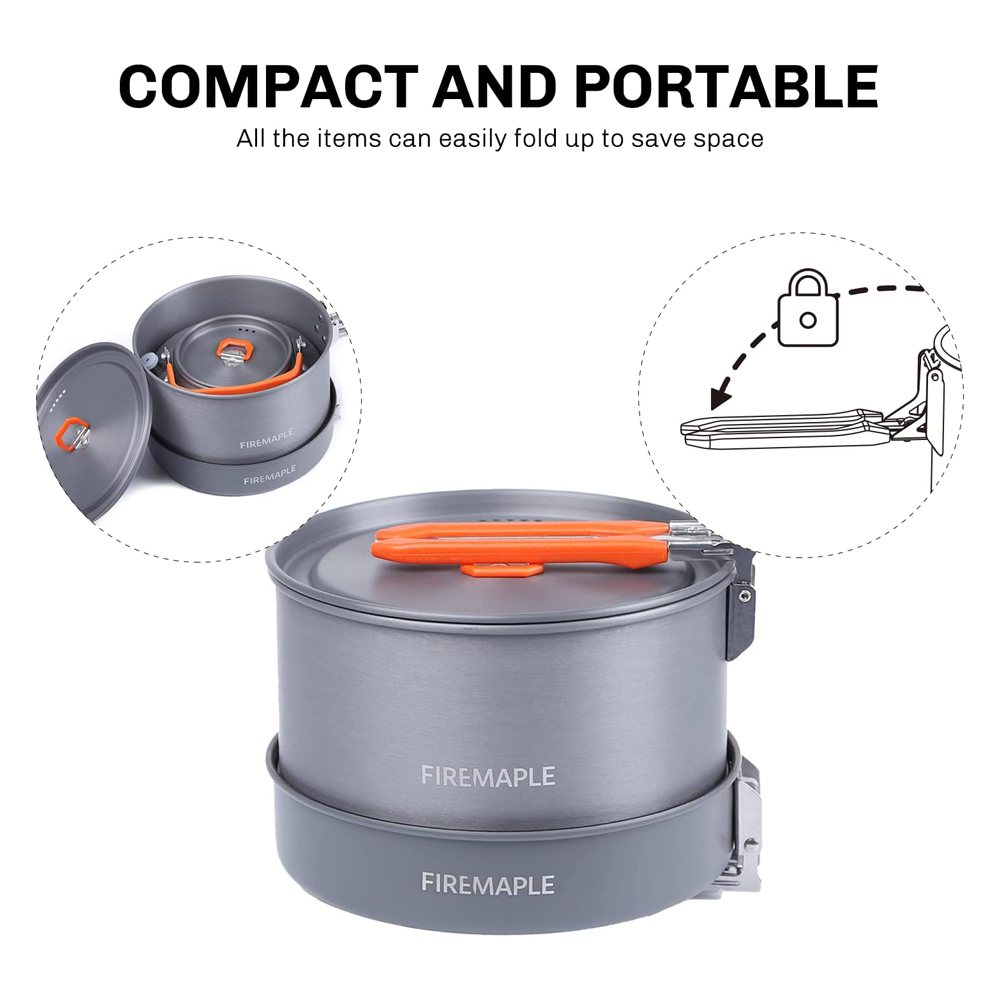 Fire Maple Camping Cookware Ut - Camping Cooking Utensil Organizer recension och pris