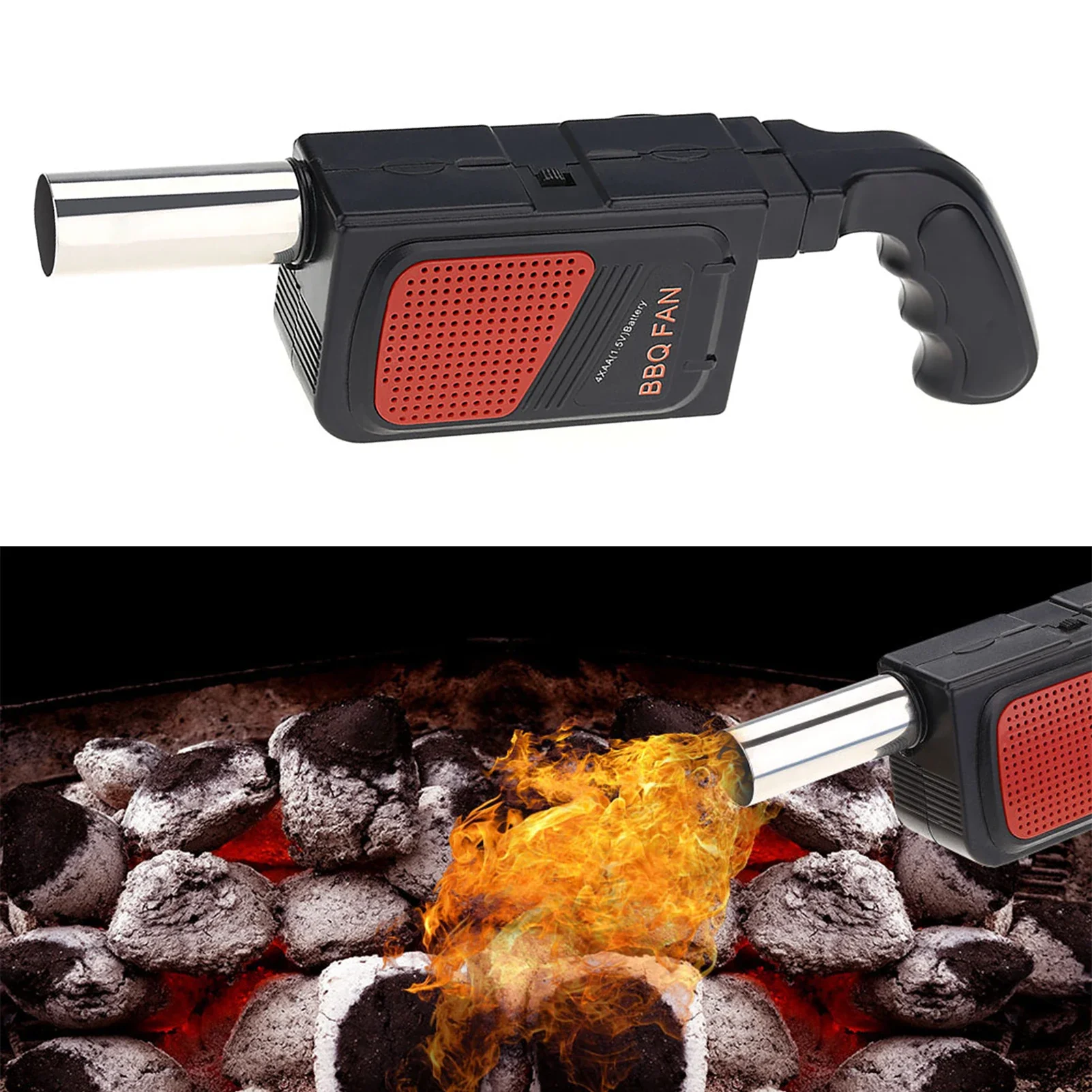 Portable Handheld Electric BBQ - Camping Cooking Meat recension och pris