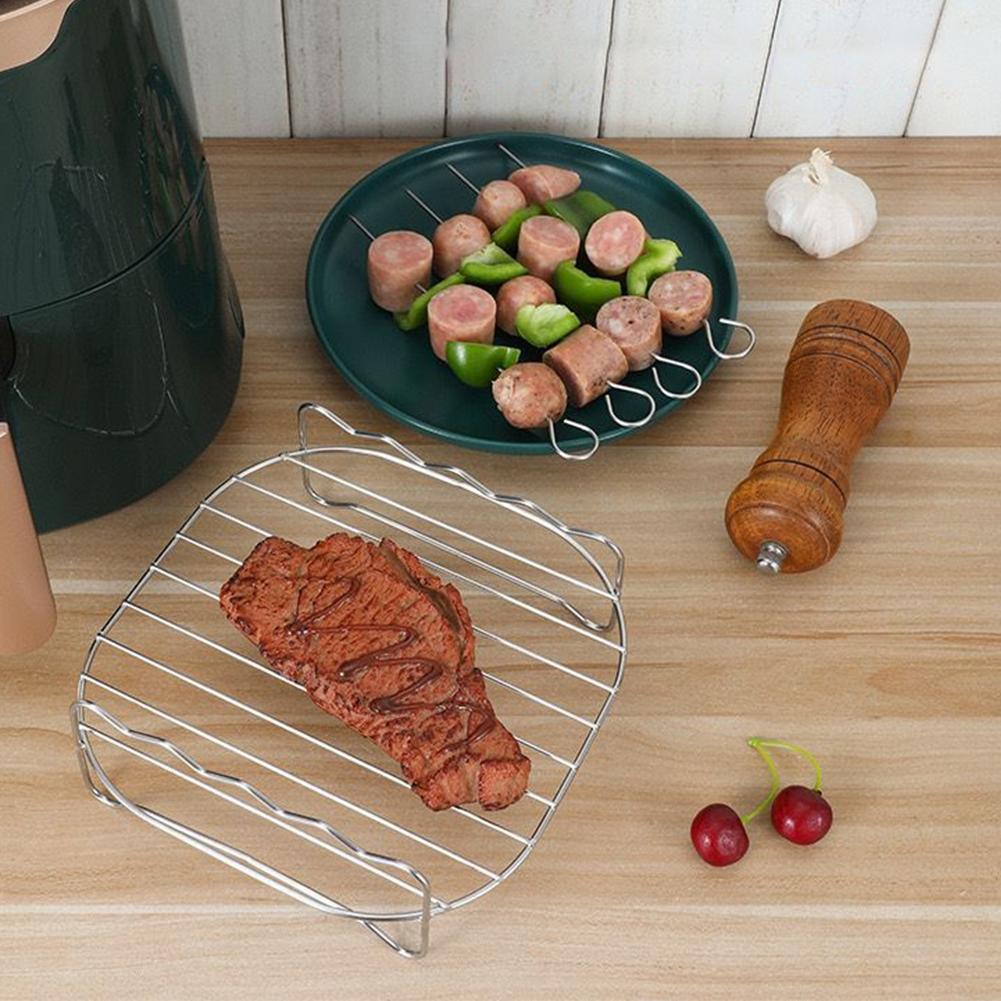 Air Fryer Rack for Air Fryer O - Camping Cooking Meat recension och pris